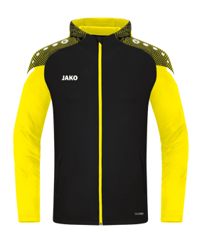 JAKO Performance Kapuzenjacke Schwarz F808 - schwarz
