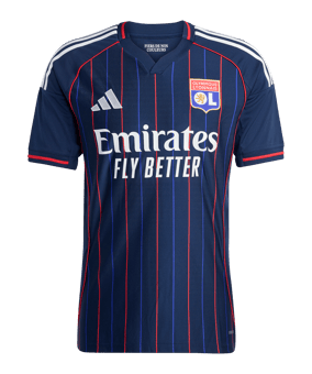 adidas Olympique Lyon Trikot Away 2025/2026 Kids Blau - blau