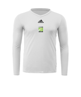 adidas Team Base Top Lange Mouw Wit  