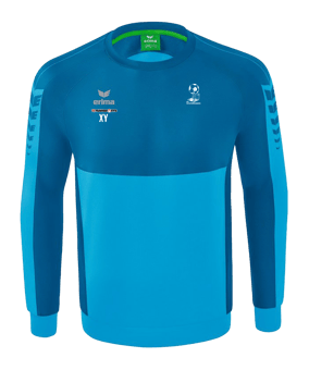 Erima Six Wings Sweatshirt Kids Hellblau Türkis
