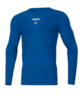 JAKO Comfort 2.0 langarm Kids Blau F04