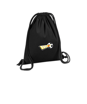 Merch Organic Premium Cotton Gymsack Black | #justlogo4c