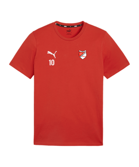 PUMA teamGOAL Casuals T-Shirt Rot F01