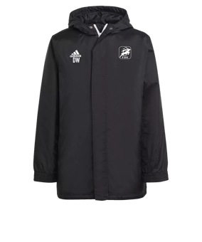 adidas Entrada 22 Stadium Jacke Schwarz