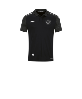 JAKO Performance Polo Kids Schwarz Grau F804
