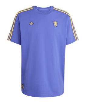 adidas Manchester United Icons T-Shirt Lila - lila
