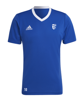 adidas Entrada 22 Trikot Blau Weiss