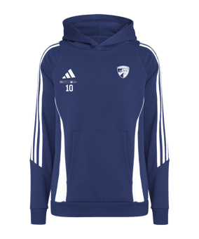 adidas Tiro 24 Hoody Kids Blau Weiss