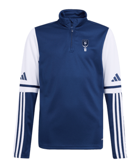 adidas Squadra 25 HalfZip Sweatshirt Enfants Bleu 