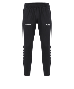 JAKO Power Polyesterhose Schwarz Weiss F802
