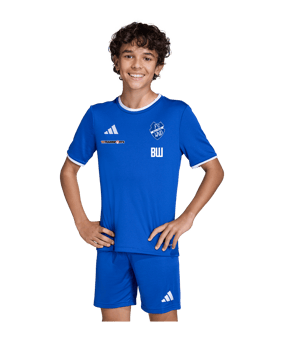 adidas Entrada 26 Trikot Kids Blau