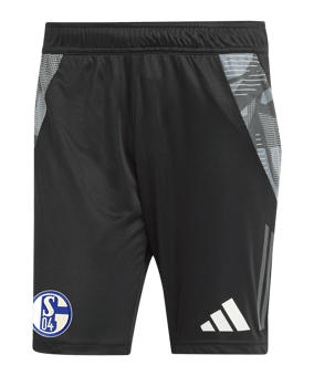 adidas FC Schalke 04 Trainingsshort Schwarz - schwarz
