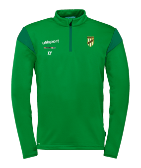 uhlsport Squad 27 1/4 Zip Top Sweatshirt Grün F90