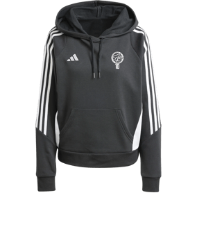 adidas Tiro 24 Hoody Damen Schwarz Weiss