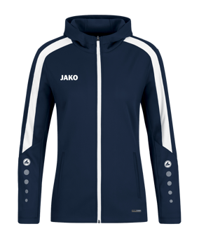 JAKO Power Kapuzenjacke Damen Blau F900 - blau
