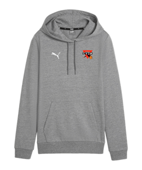 PUMA teamGOAL Casuals Hoody Damen Grau F33