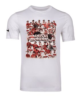 Nike TFF Türkei Unity T-Shirt Weiß Ftffcz0881unity - weiss
