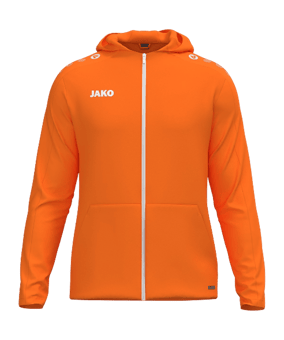 JAKO One Kapuzenjacke Orange F350 - orange