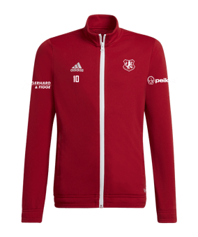 adidas Entrada 22 TK Trainingsjacke Kids Rot