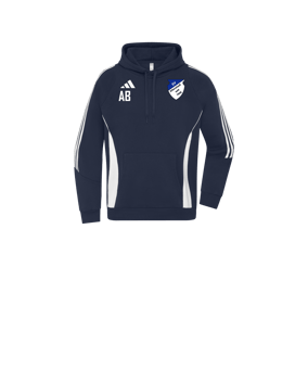 adidas Tiro 24 Hoody Kids Blau Weiss