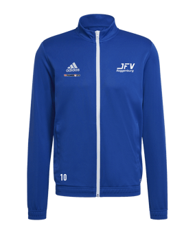 adidas Entrada 22 TK Trainingsjacke Blau Weiss