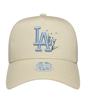 New Era Floral Trucker Losdod Cap Damen Beige - beige