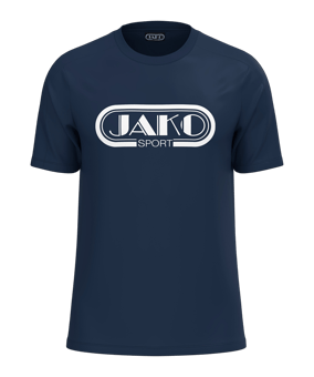 JAKO Promo 2.0 T-Shirt Dunkelblau F900 - weiss