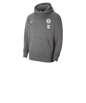 Nike Park 20 Fleece Hoody Kids Grau Weiss F071
