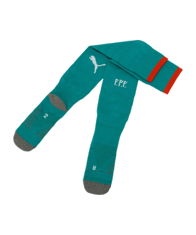 PUMA FPF Portugal Striped Strumpfstutzen Away WM 2026 Grün F07 - gruen