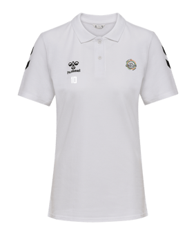 hummel Go 2.0 Chevron Polo Femmes Blanc C9001 