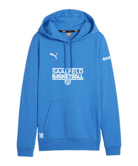 PUMA teamGOAL Casuals Hoody Damen Blau F02