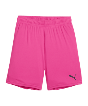 PUMA teamGOAL Short Kids Pink Schwarz F25 - rosa