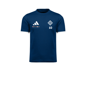 adidas Entrada 26 Trainingsshirt Kids Dunkelblau