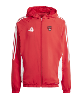 adidas Tiro 24 Windbreaker Rot Weiss
