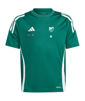 adidas Tiro 24 Trikot Kids Grün Weiss