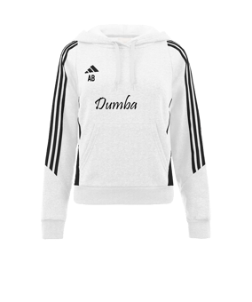adidas Tiro 24 Hoody Damen Weiss Schwarz