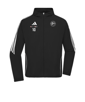 adidas Tiro 24 Windbreaker Schwarz Weiss