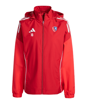 adidas Tiro 25 Competition Regenjacke Damen Rot
