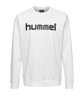 Hummel Cotton Logo Sweatshirt Kids Weiss F9001 - weiss