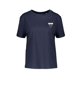 Merch Muser T-Shirt Women French Navy | #justlogo4c
