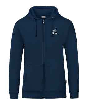 JAKO Organic Kapuzenjacke Blau F900