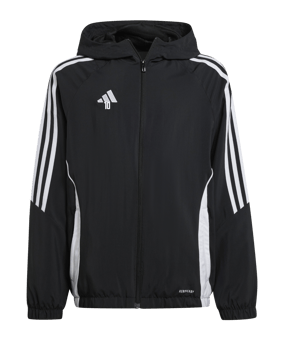 adidas Tiro 24 Windbreaker Kids Schwarz Weiss