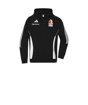 adidas Tiro 24 Hoody Kids Schwarz Weiss