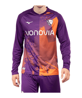 Mizuno VfL Bochum Langarm Torwarttrikot Away 2024/2025 Kids Lila F67 - lila