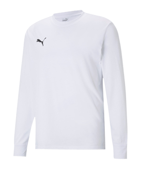 PUMA Basketball Shooting Shirt langarm Weiss F02 - weiss