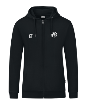 JAKO Organic Kapuzenjacke Schwarz F800