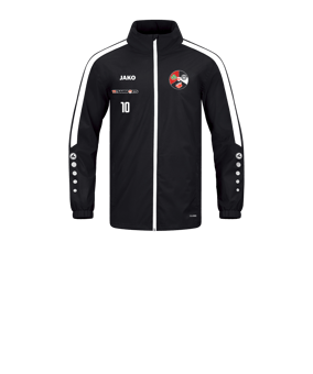 JAKO Power Allwetterjacke Kids Schwarz Weiss F800