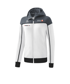 Erima Change by Kapuzenjacke Weiss Grau 
