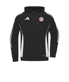 adidas Tiro 24 Hoody Schwarz Weiss 