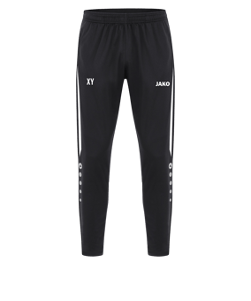 JAKO Power Polyesterhose Schwarz Weiss F802